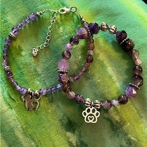 Amethyst Anklet